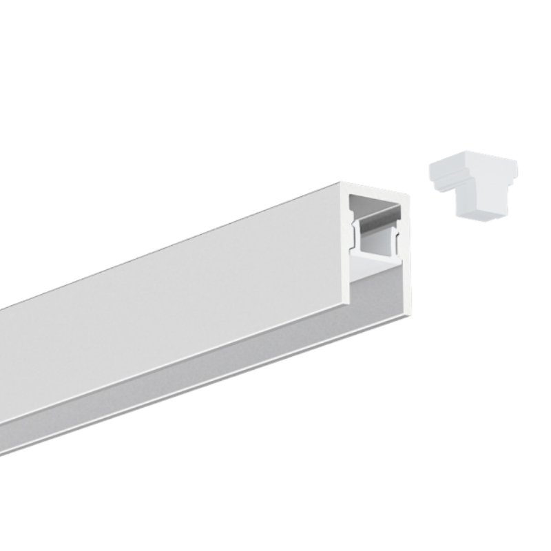 Slim Anti-Glare Recessed Light Channel For 6mm LED Strip